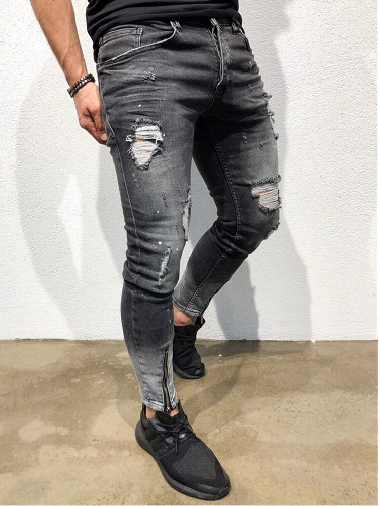 Cotton Jeans Men's Slim Fit Casual Trousers (Minimum order 150 pieces each color) Cotton Jeans Men's Slim Fit Casual Trousers (Minimum order 150 pieces each color)