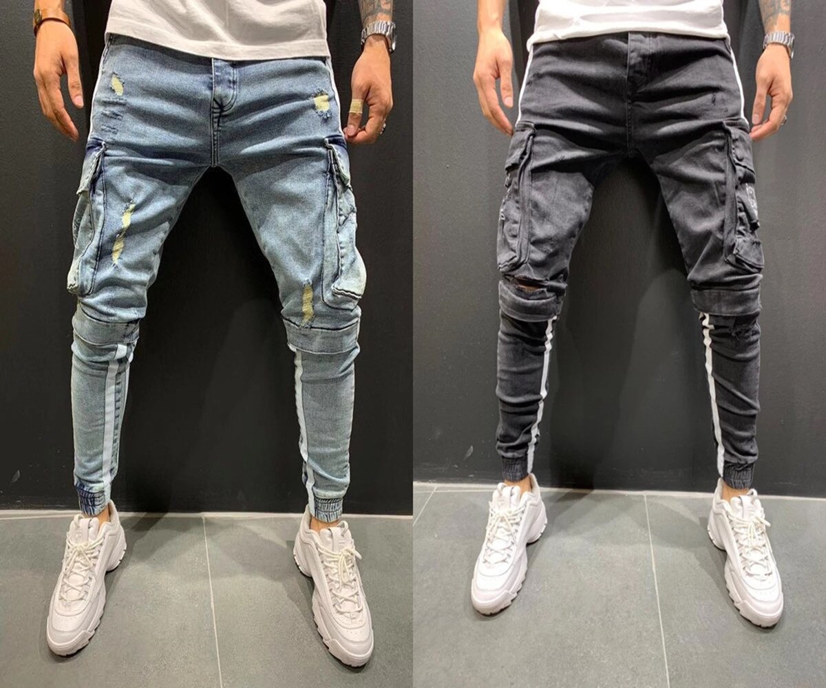 Cotton Jeans Men's Slim Fit Casual Trousers (Minimum order 150 pieces each color) Cotton Jeans Men's Slim Fit Casual Trousers (Minimum order 150 pieces each color)