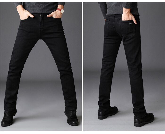 Classic Advanced Stretch Black Jeans (Minimum order 150 pieces each design)