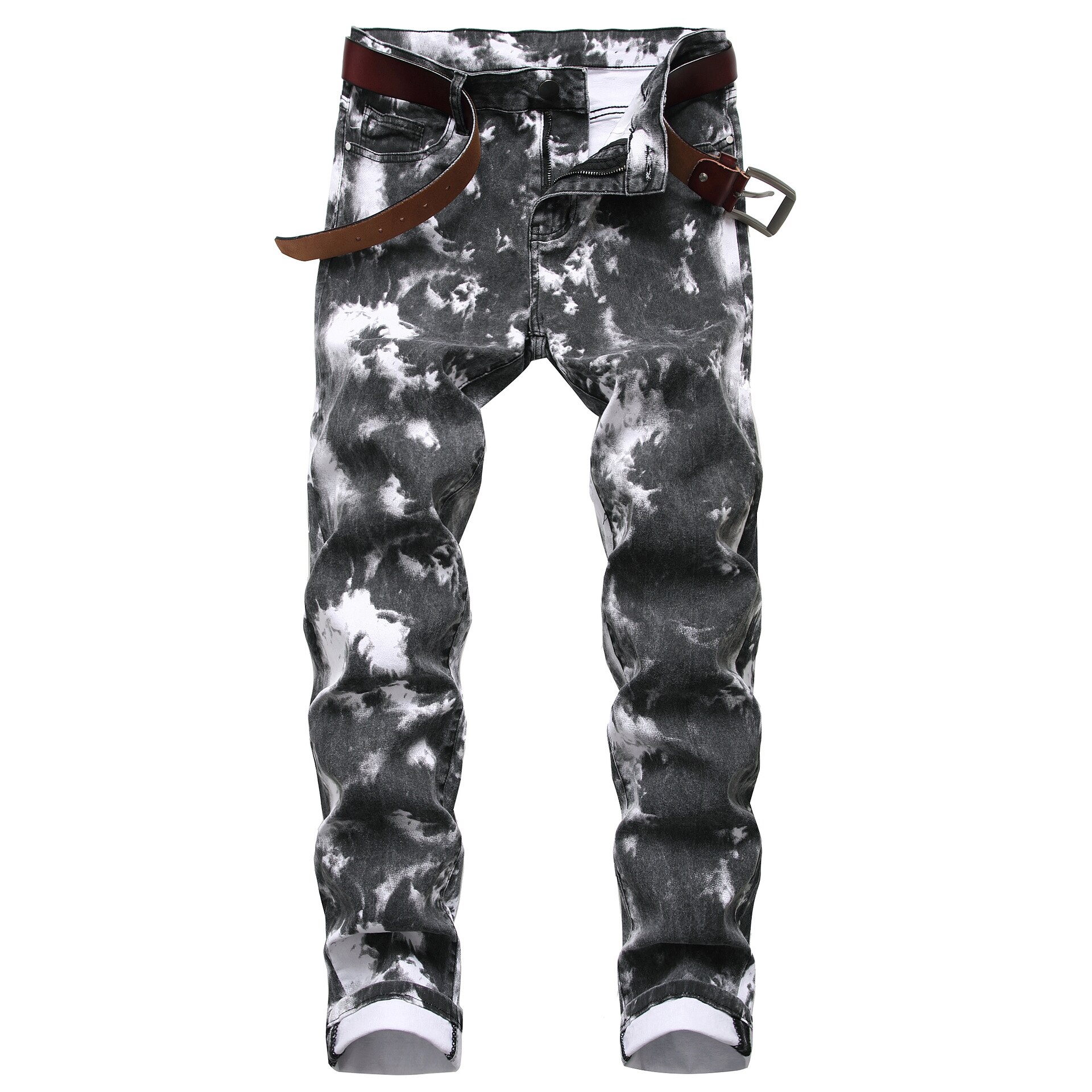 Casual Men Jeans  Slim Fit Hip Hop Denim Men`s Jeans High Quality Motorcycle Pants High Quality