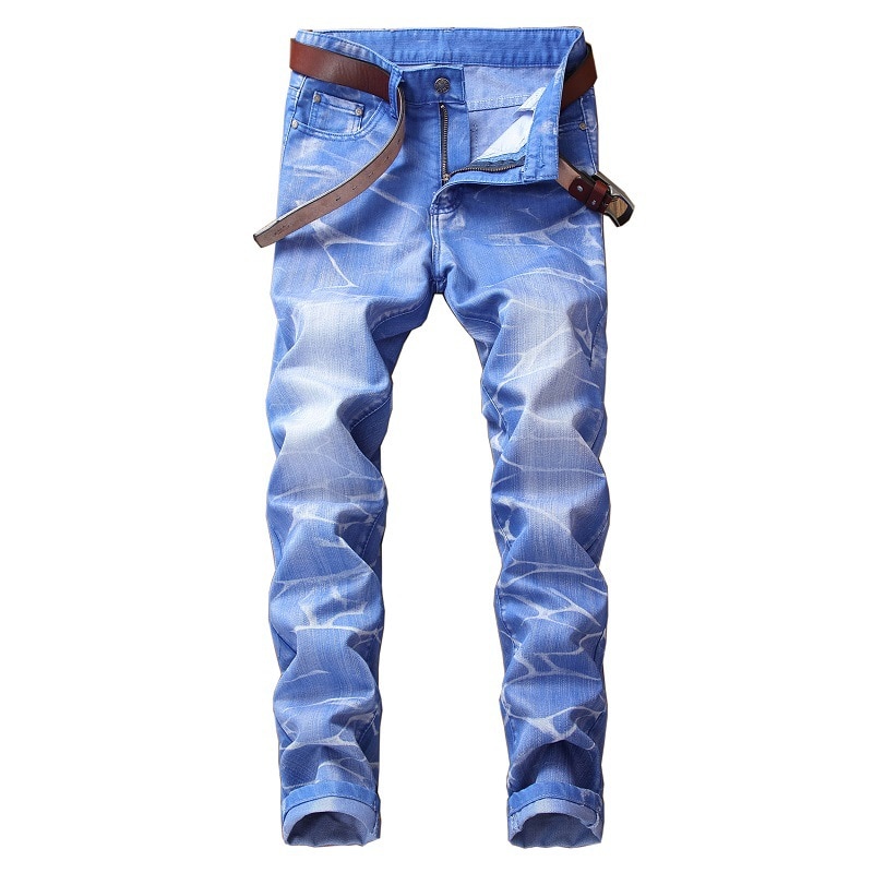 Casual Men Jeans  Slim Fit Hip Hop Denim Men`s Jeans High Quality Motorcycle Pants High Quality