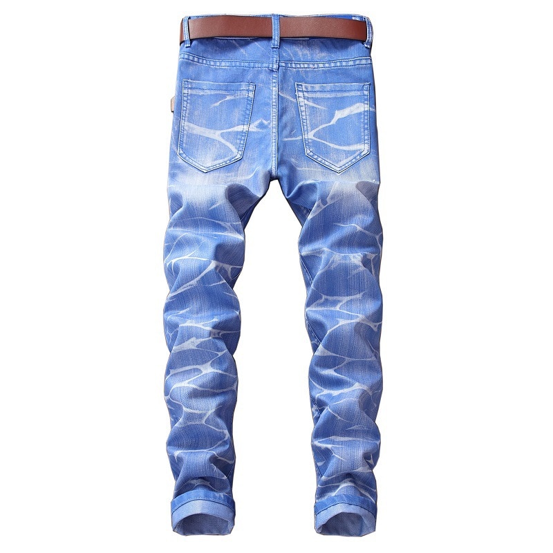Casual Men Jeans  Slim Fit Hip Hop Denim Men`s Jeans High Quality Motorcycle Pants High Quality
