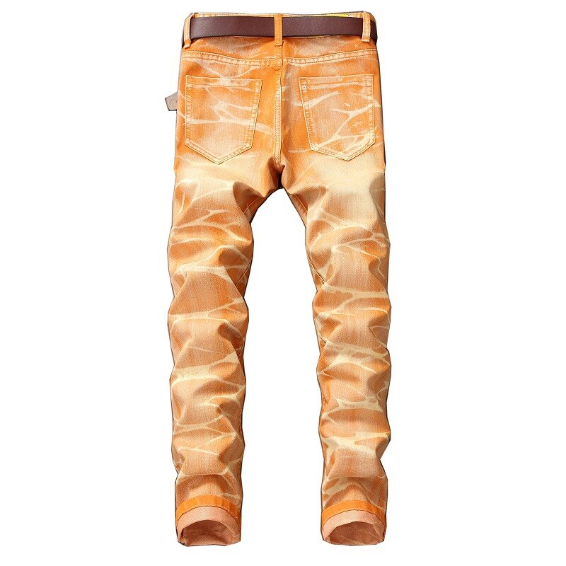 Casual Men Jeans  Slim Fit Hip Hop Denim Men`s Jeans High Quality Motorcycle Pants High Quality