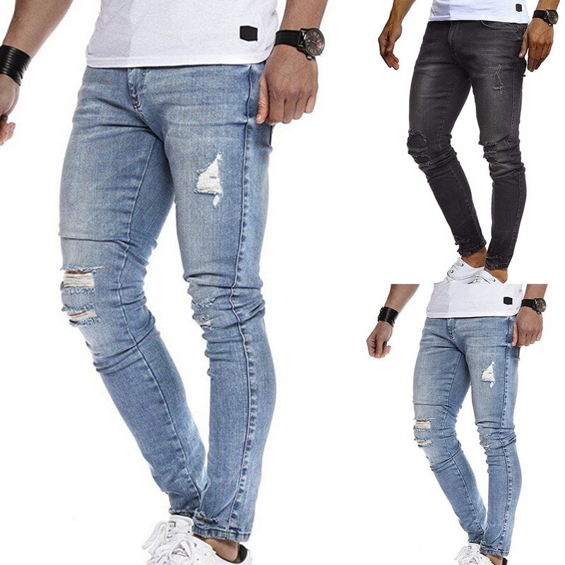 Pencil Pants Slim Men Trousers (Minimum order 100 pieces each design)