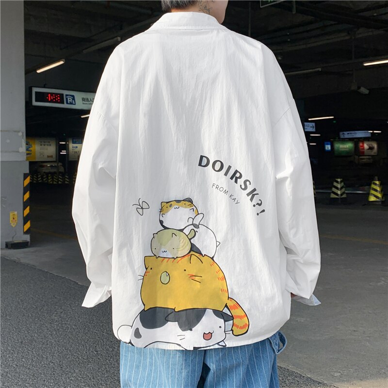 oversized anime tees