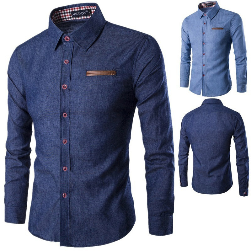 Autumn Men Denim Shirts (Minimum order 300 pieces each color)