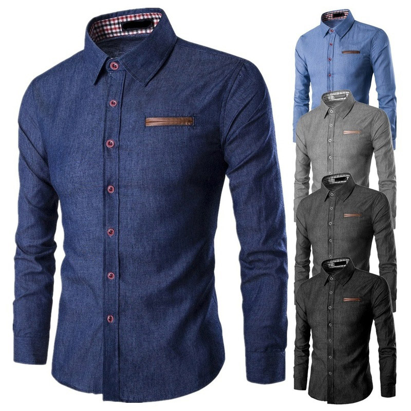 Autumn Men Denim Shirts (Minimum order 300 pieces each color)