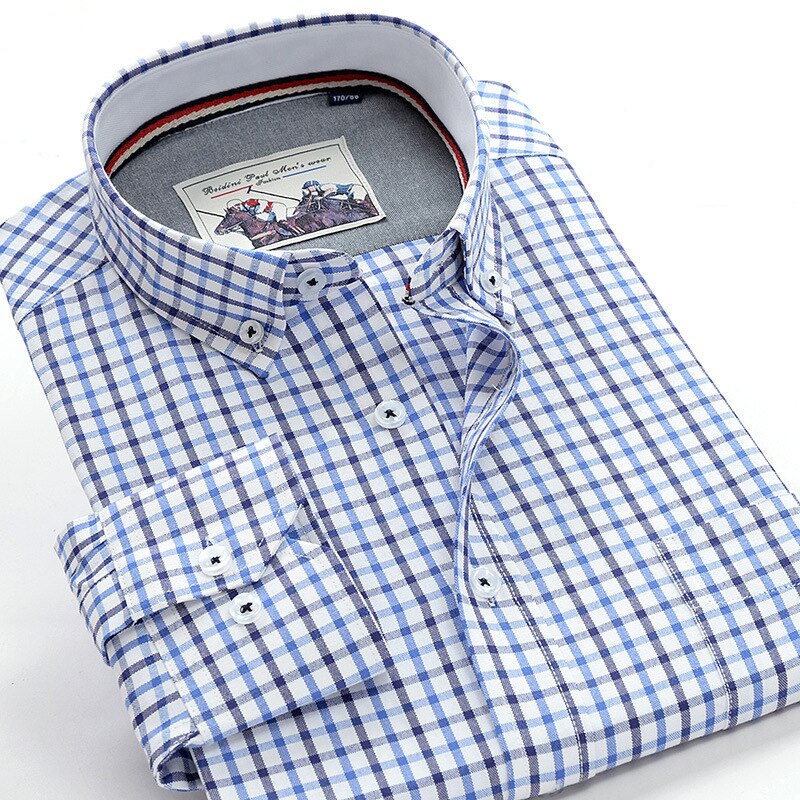 Plaid Long Sleeve Shirt (Minimum order 250 pieces each color) Plaid Long Sleeve Shirt (Minimum order 250 pieces each color)