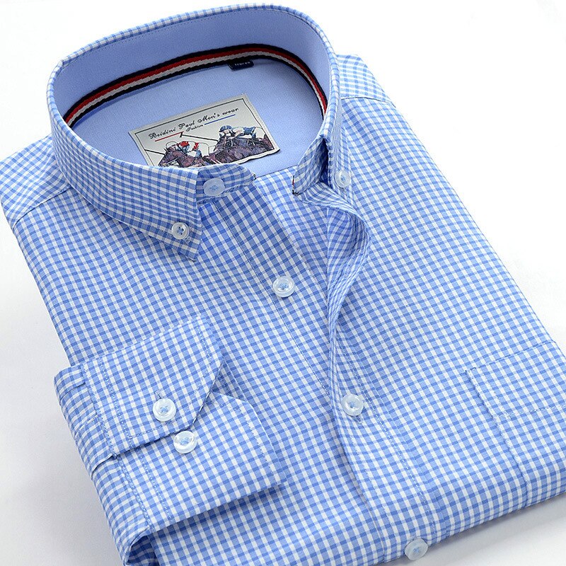 Plaid Long Sleeve Shirt (Minimum order 250 pieces each color) Plaid Long Sleeve Shirt (Minimum order 250 pieces each color)