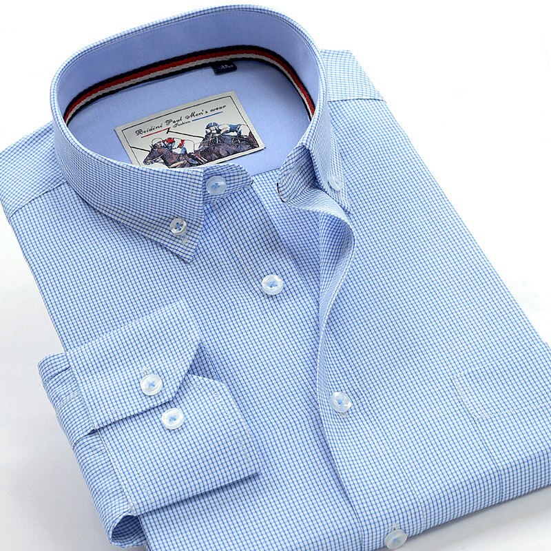 Plaid Long Sleeve Shirt (Minimum order 250 pieces each color) Plaid Long Sleeve Shirt (Minimum order 250 pieces each color)