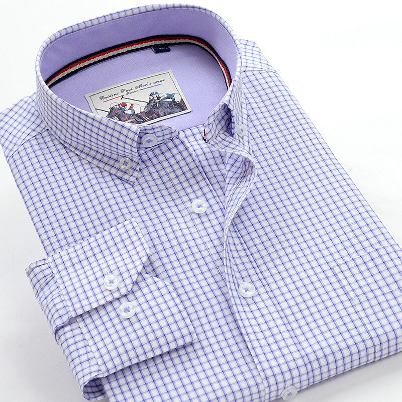 Plaid Long Sleeve Shirt (Minimum order 250 pieces each color) Plaid Long Sleeve Shirt (Minimum order 250 pieces each color)