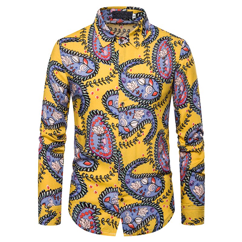 Funny Cartoon Dinosaur Printed Shirts for Men (Minimum order 200 pieces color) Funny Cartoon Dinosaur Printed Shirts for Men (Minimum order 200 pieces color)