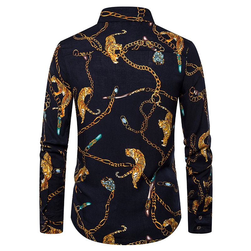 Funny Cartoon Dinosaur Printed Shirts for Men (Minimum order 200 pieces color) Funny Cartoon Dinosaur Printed Shirts for Men (Minimum order 200 pieces color)