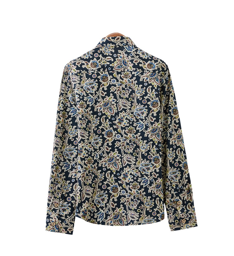 Fashion Splice Flower Printing Man's Shirt (Minimum order 200 pieces each color)