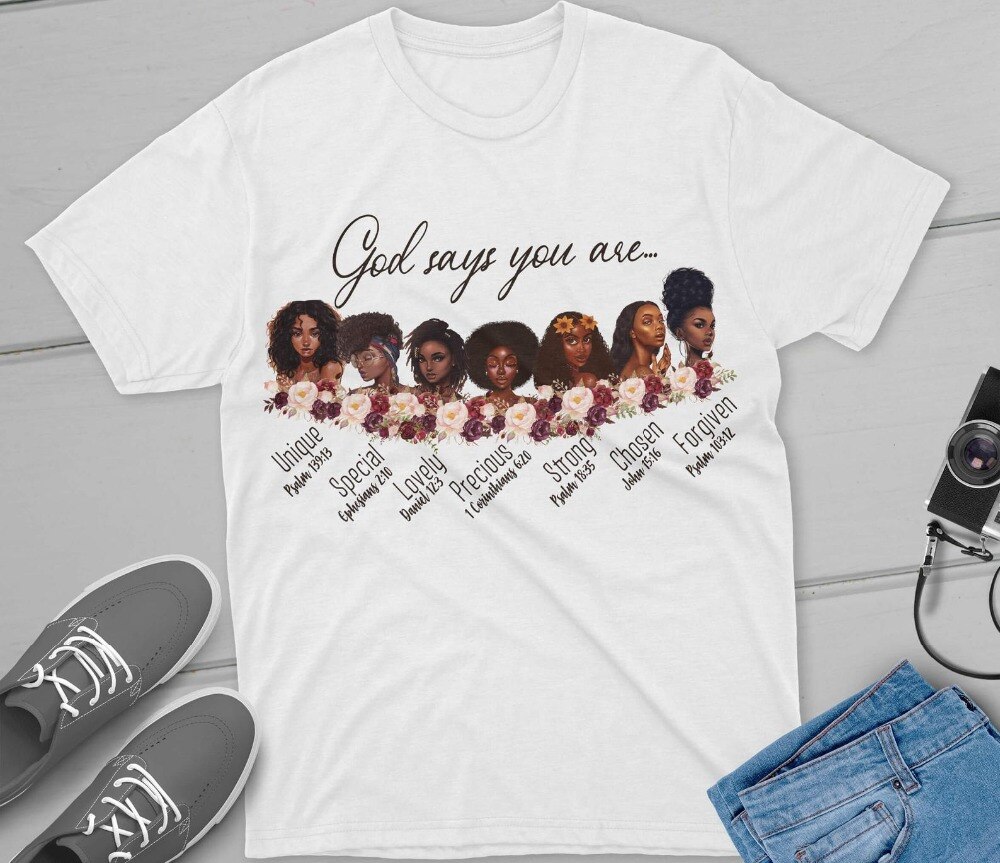 God says you are black girl is beautiful (Minimum order 150 pieces each design) God says you are black girl is beautiful (Minimum order 150 pieces each design)