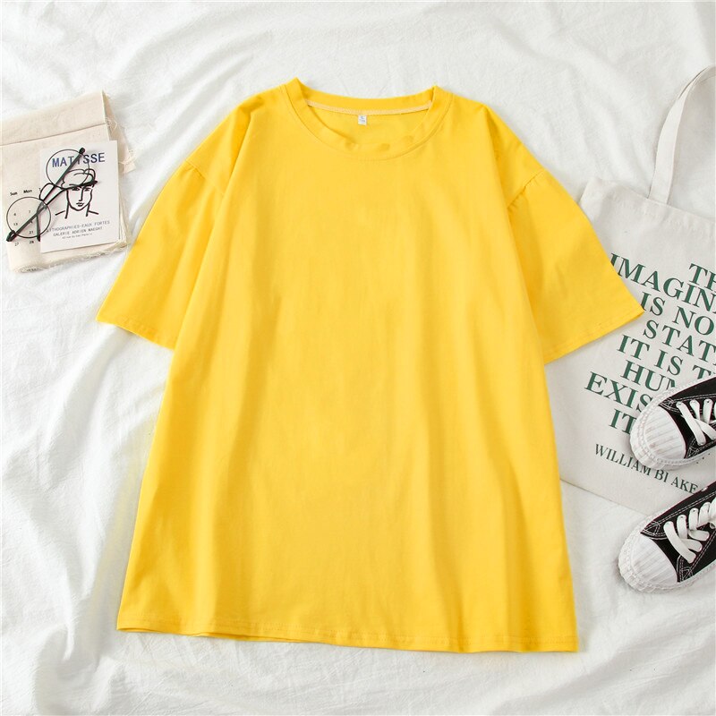 Spring Summer Women Candy T-shirt (Minimum order 150 pieces each color)