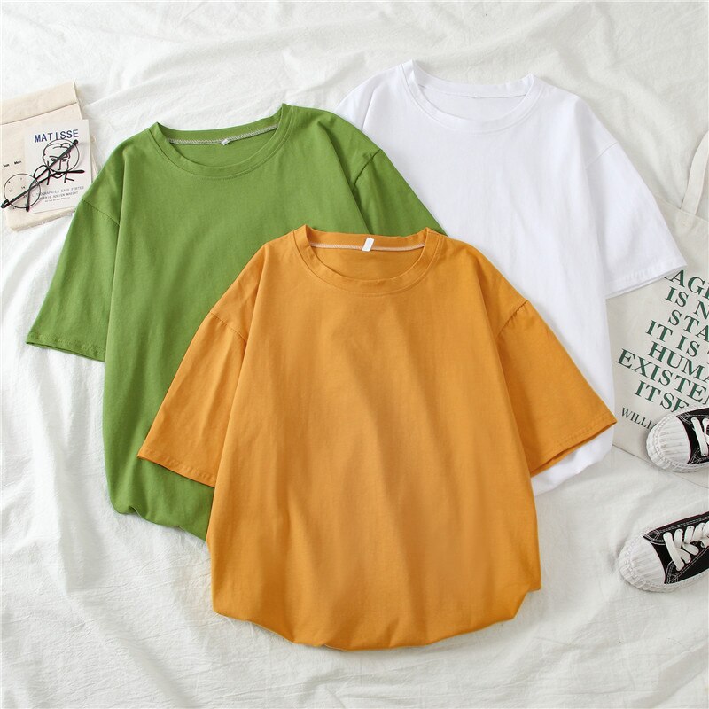 Spring Summer Women Candy T-shirt (Minimum order 150 pieces each color)