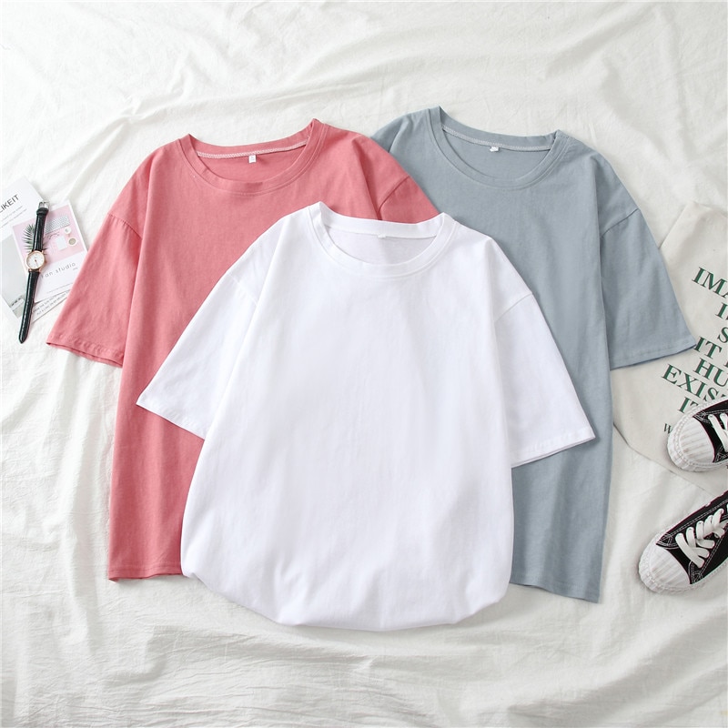 Spring Summer Women Candy T-shirt (Minimum order 150 pieces each color)