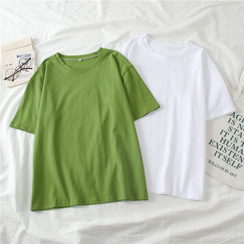 Spring Summer Women Candy T-shirt (Minimum order 150 pieces each color)