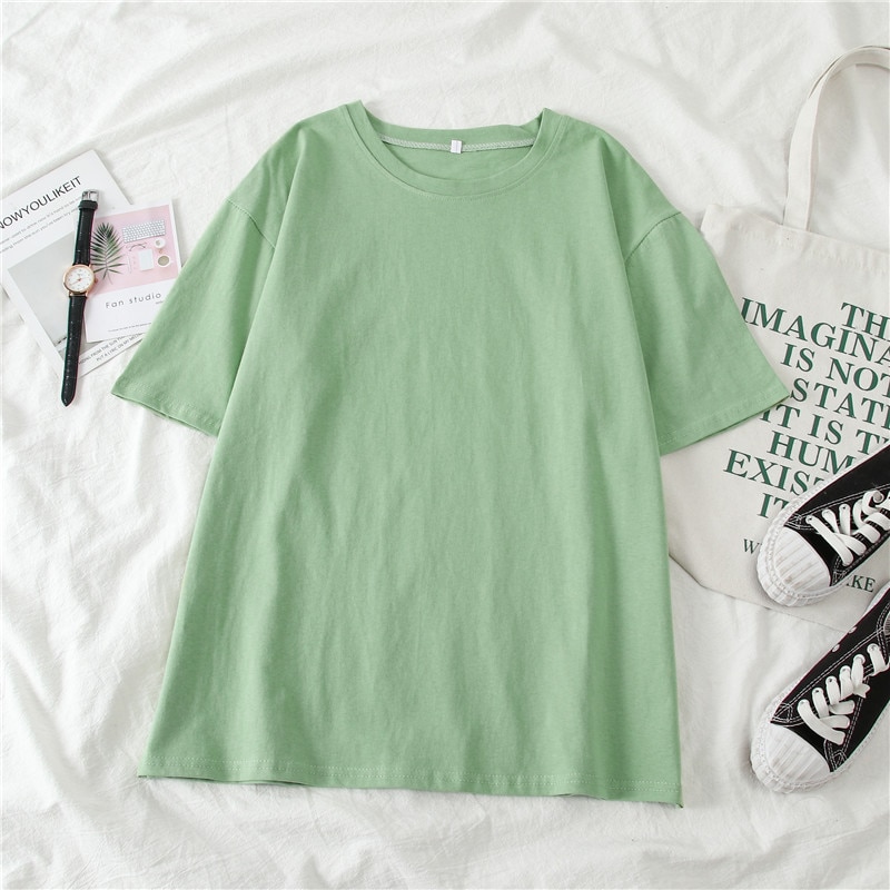 Spring Summer Women Candy T-shirt (Minimum order 150 pieces each color)