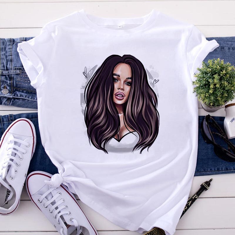 New women's white Tshirt (Minimum order 200 pieces each design )