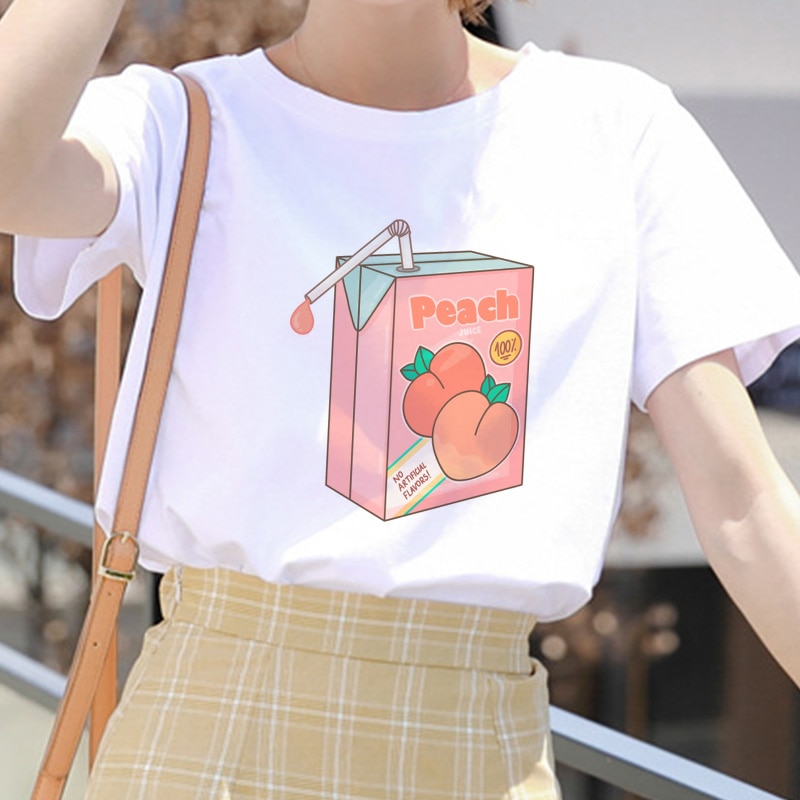 Cartoon Peach Juice (Minimum order 100 pieces each color & design)