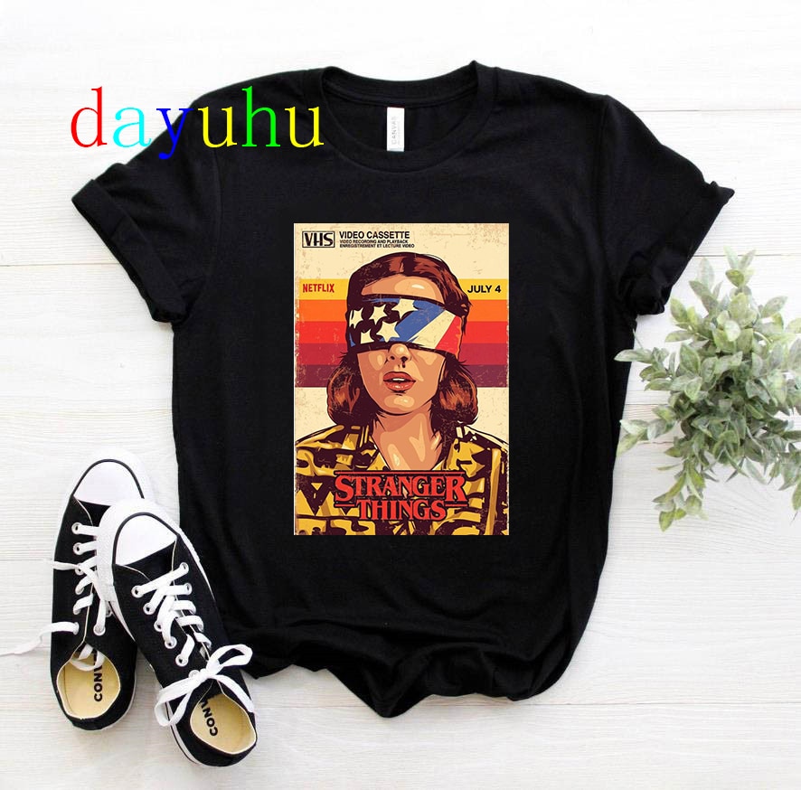 Stranger Things season 3 T Shirt Women (Minimum order 100 pieces each color)