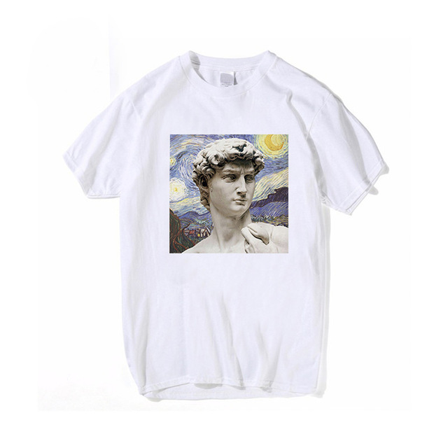Women T Shirts Michelangelo Print (Minimum order 100 pieces each design)