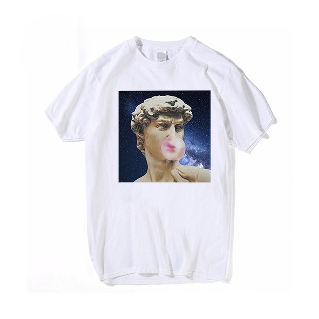 Women T Shirts Michelangelo Print (Minimum order 100 pieces each design)
