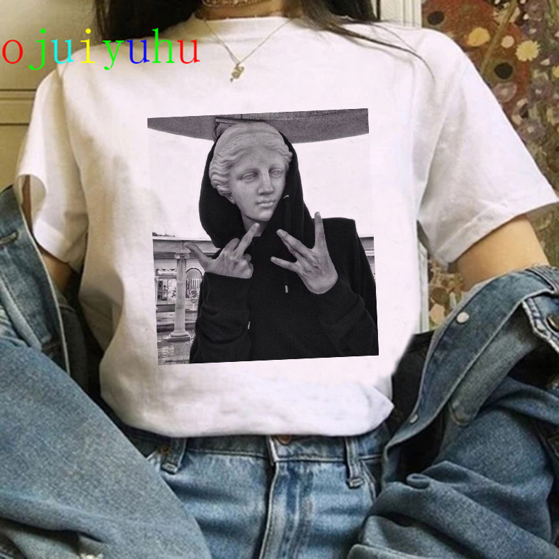 T-shirt vaporwave Michelangelo women fashion (Minimum order 100 pieces each color & design)