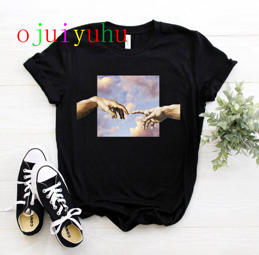 T-shirt vaporwave Michelangelo women fashion (Minimum order 100 pieces each color & design)