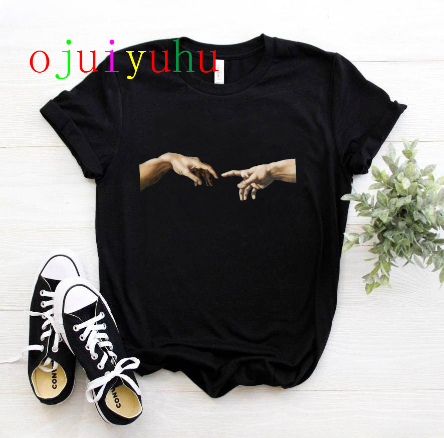 T-shirt vaporwave Michelangelo women fashion (Minimum order 100 pieces each color & design)