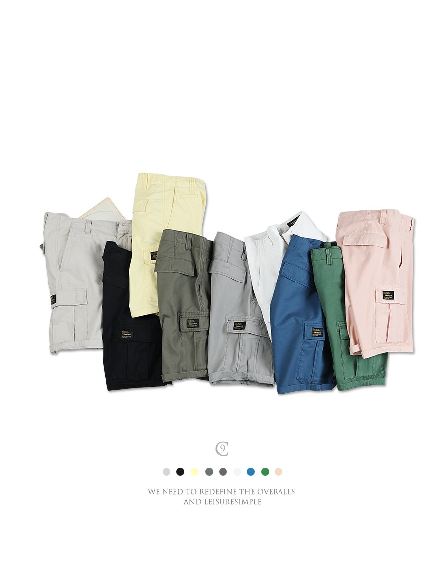 New Cargo Shorts Men 100% Color Slim Fit (Minimum order 150 pieces each color) New Cargo Shorts Men 100% Color Slim Fit (Minimum order 150 pieces each color)