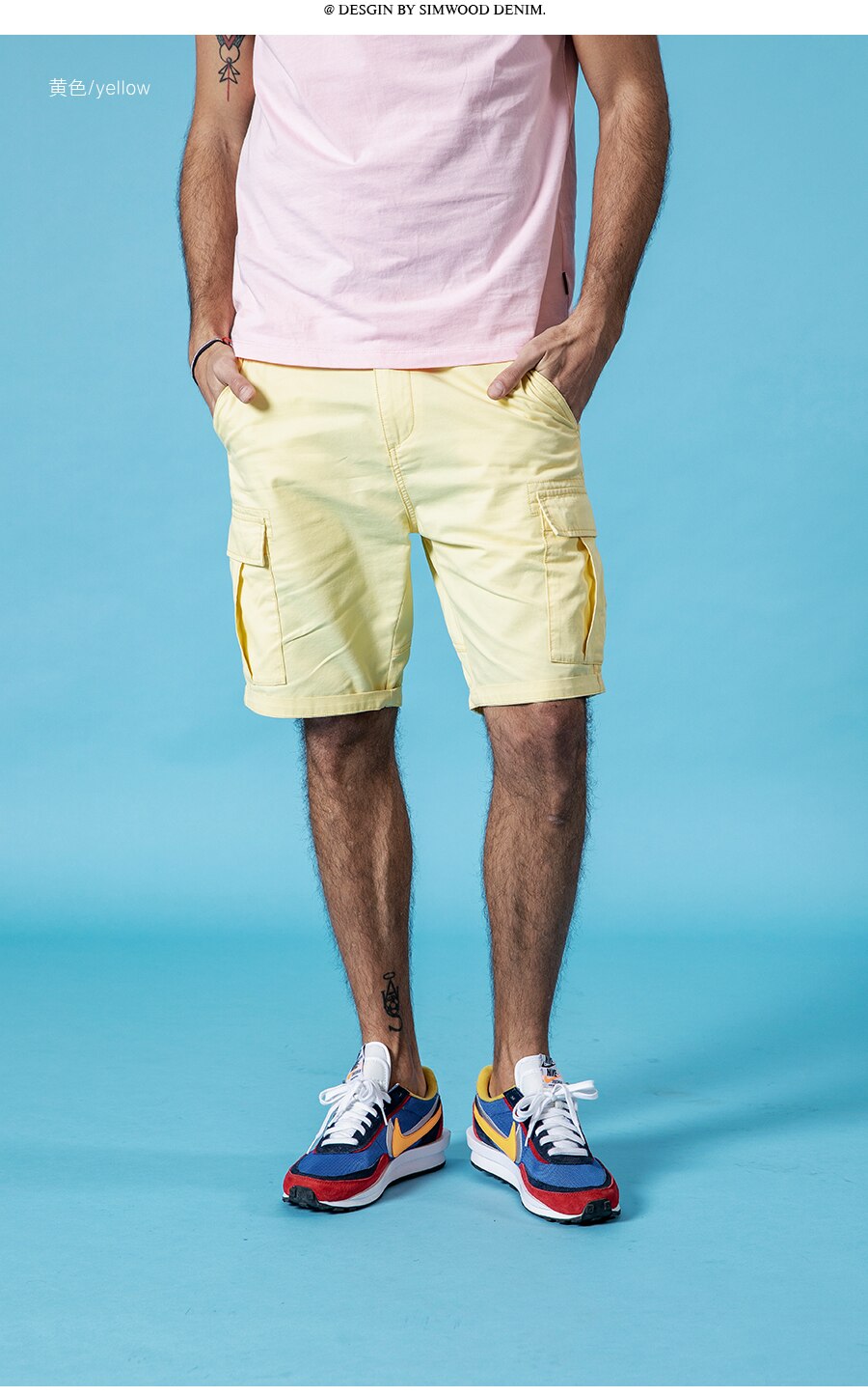 New Cargo Shorts Men 100% Color Slim Fit (Minimum order 150 pieces each color) New Cargo Shorts Men 100% Color Slim Fit (Minimum order 150 pieces each color)