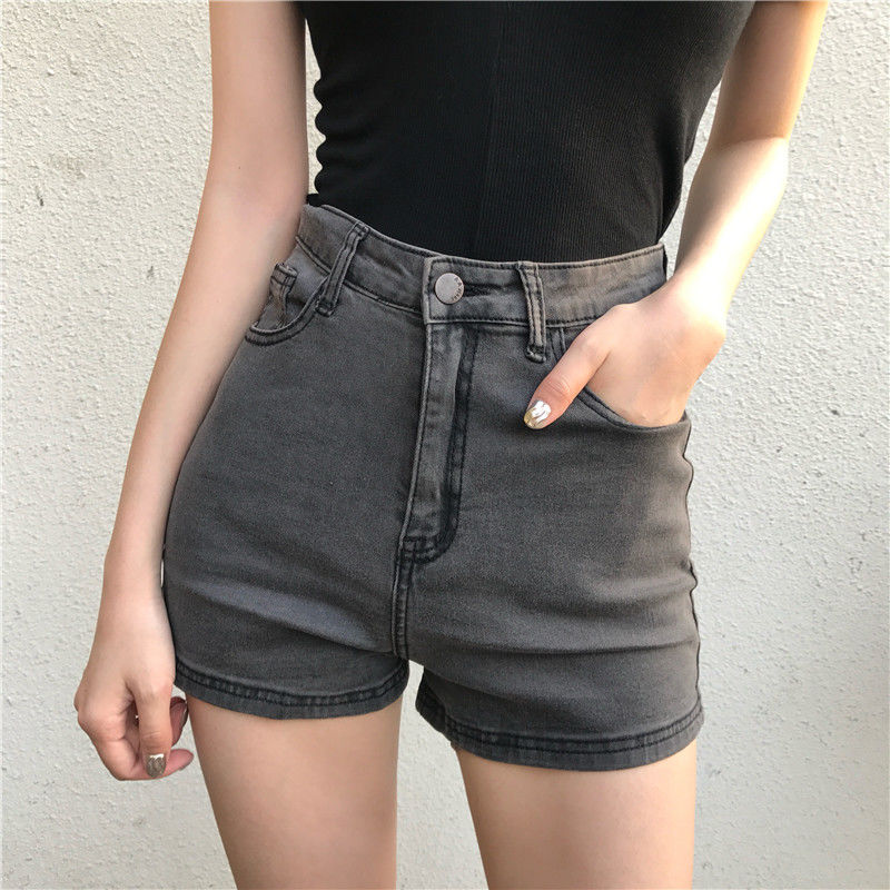Blue Crimping Denim Shorts (Minimum order 200 pieces each color)