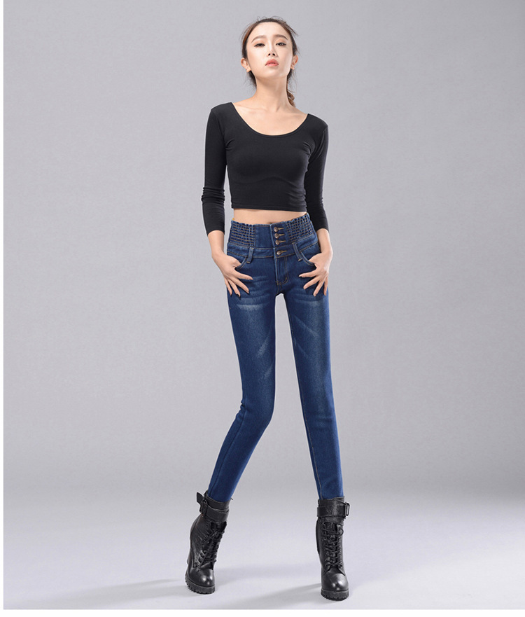 Womens Winter Jeans High (Minimum order 300 pieces each color) Womens Winter Jeans High (Minimum order 300 pieces each color)
