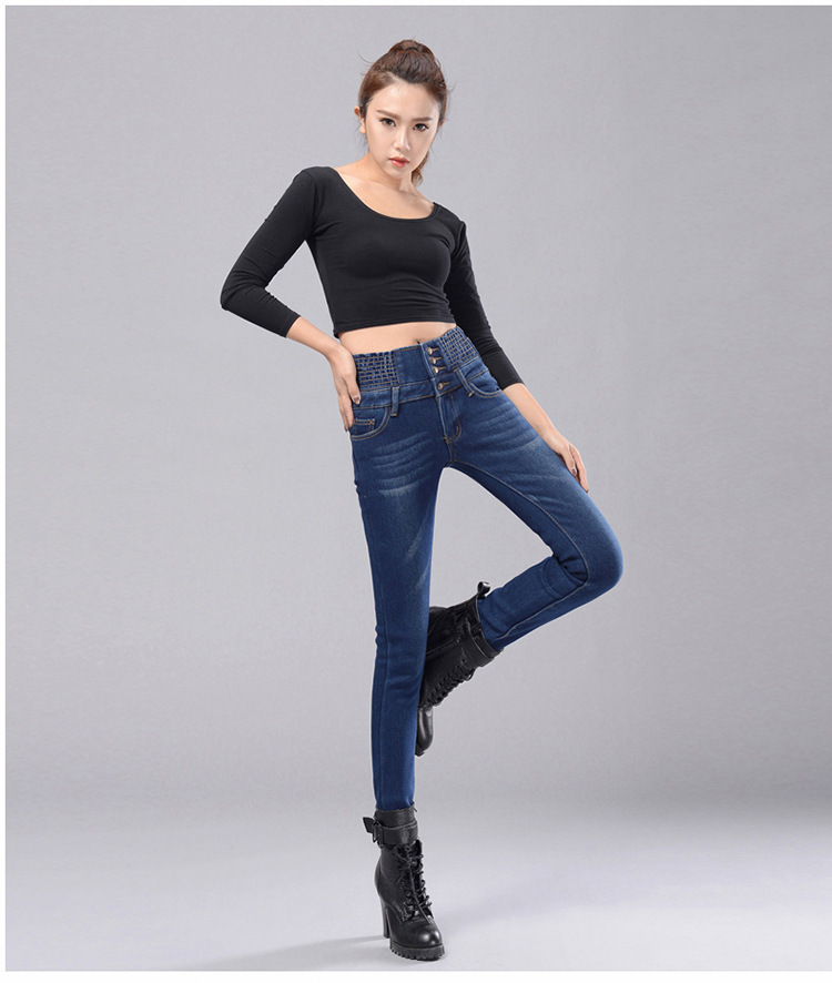 Womens Winter Jeans High (Minimum order 300 pieces each color) Womens Winter Jeans High (Minimum order 300 pieces each color)