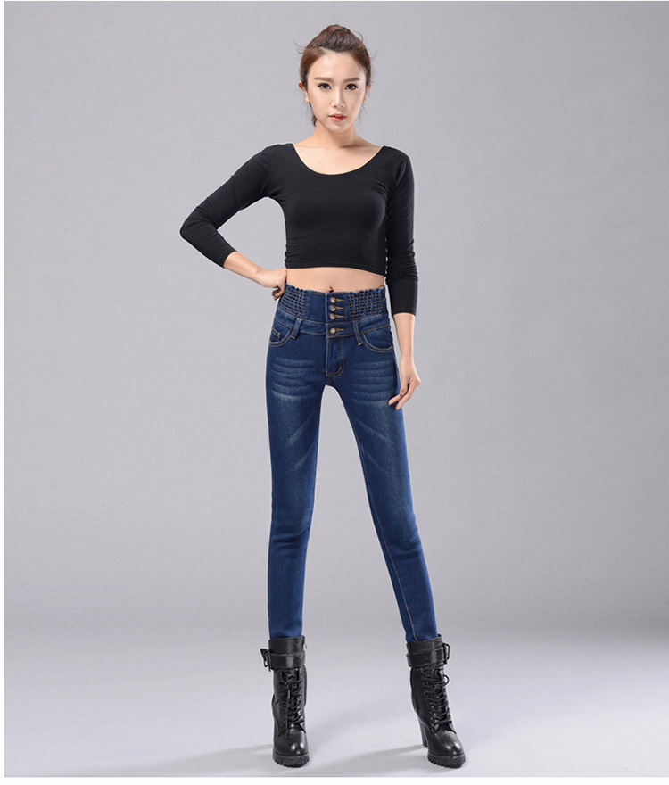Womens Winter Jeans High (Minimum order 300 pieces each color) Womens Winter Jeans High (Minimum order 300 pieces each color)