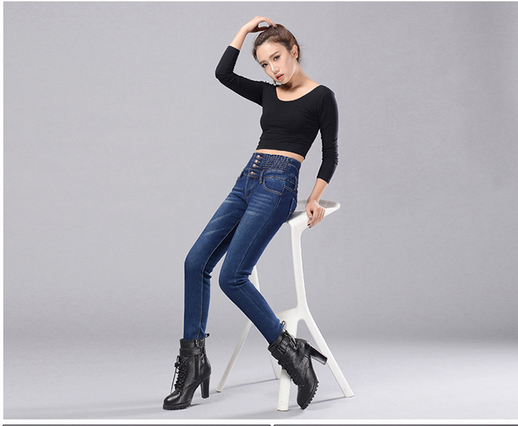 Womens Winter Jeans High (Minimum order 300 pieces each color) Womens Winter Jeans High (Minimum order 300 pieces each color)