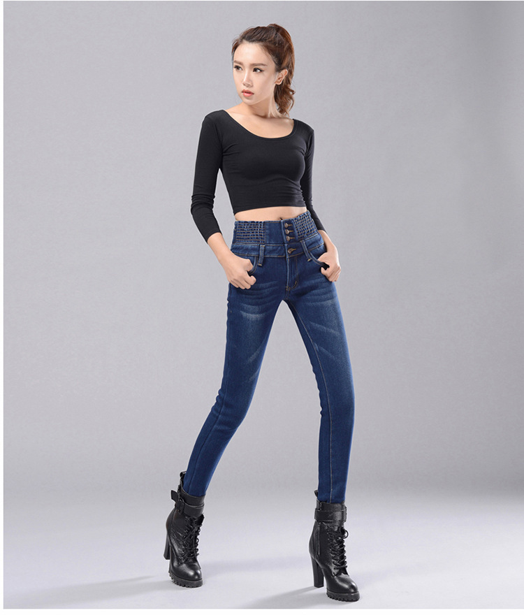 Womens Winter Jeans High (Minimum order 300 pieces each color) Womens Winter Jeans High (Minimum order 300 pieces each color)