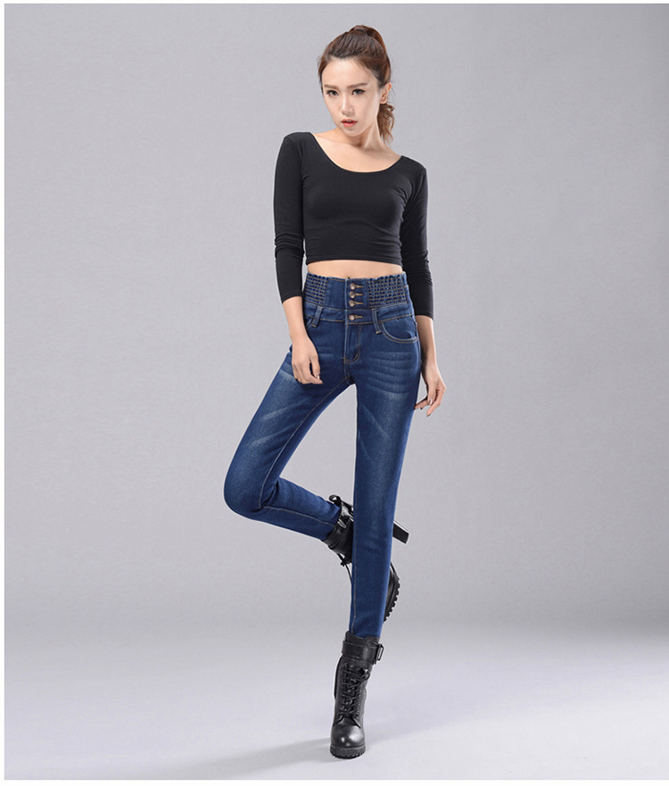 Womens Winter Jeans High (Minimum order 300 pieces each color) Womens Winter Jeans High (Minimum order 300 pieces each color)