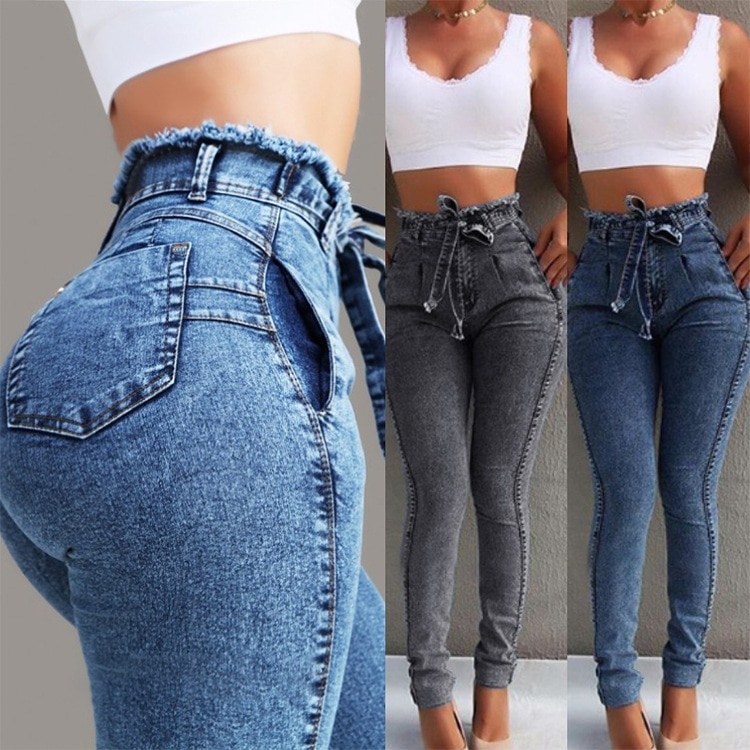 High Waist Jeans For Women (Minimum order 200 pieces each design) High Waist Jeans For Women (Minimum order 200 pieces each design)