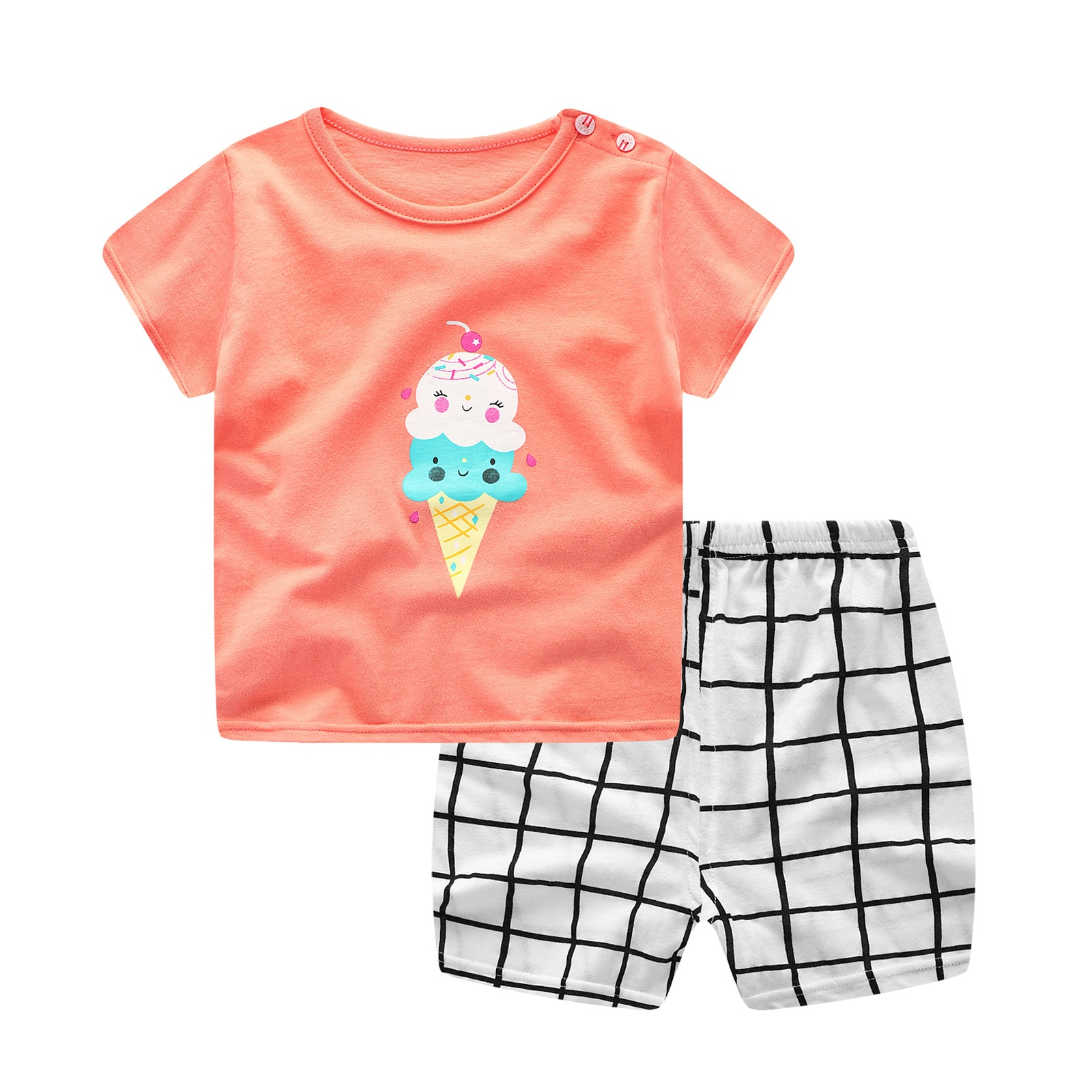 Summer Baby Short Sleeve for Clothing Boys Girls (Minimum order 500 pair each color)