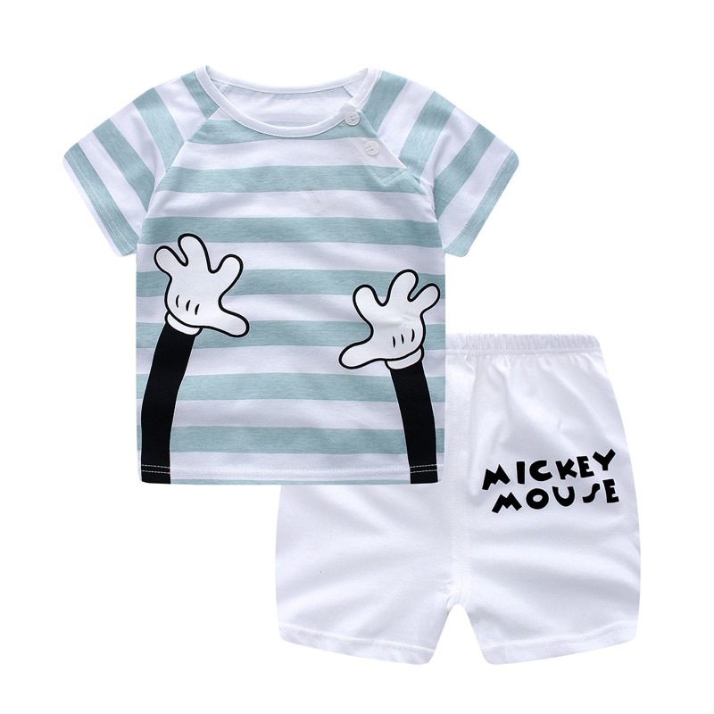 Summer Baby Short Sleeve for Clothing Boys Girls (Minimum order 500 pair each color)