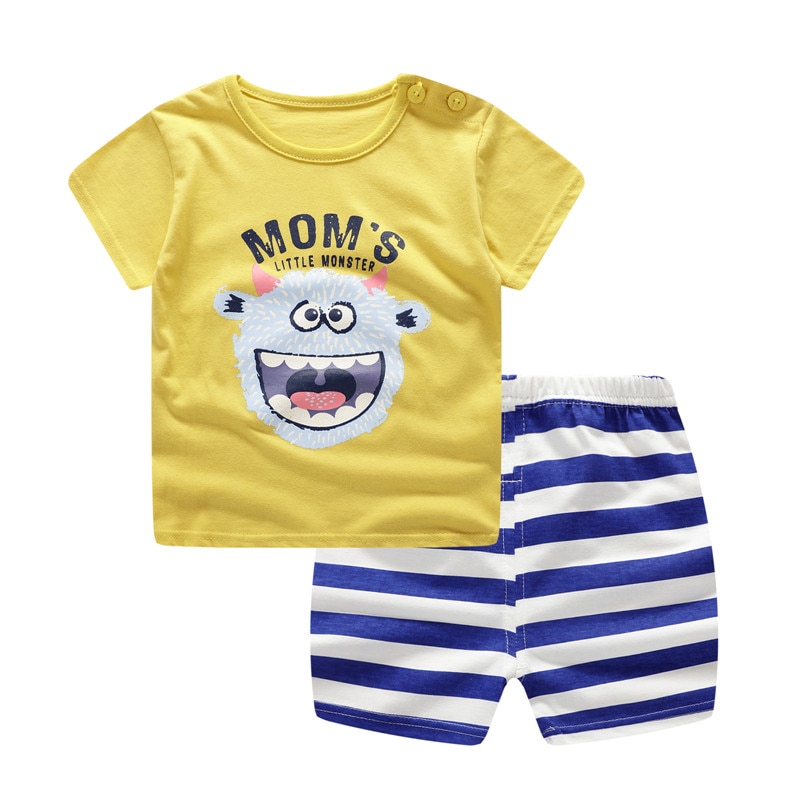 Summer Baby Short Sleeve for Clothing Boys Girls (Minimum order 500 pair each color)