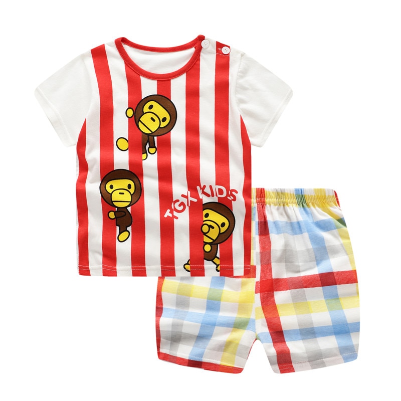 Summer Baby Short Sleeve for Clothing Boys Girls (Minimum order 500 pair each color)