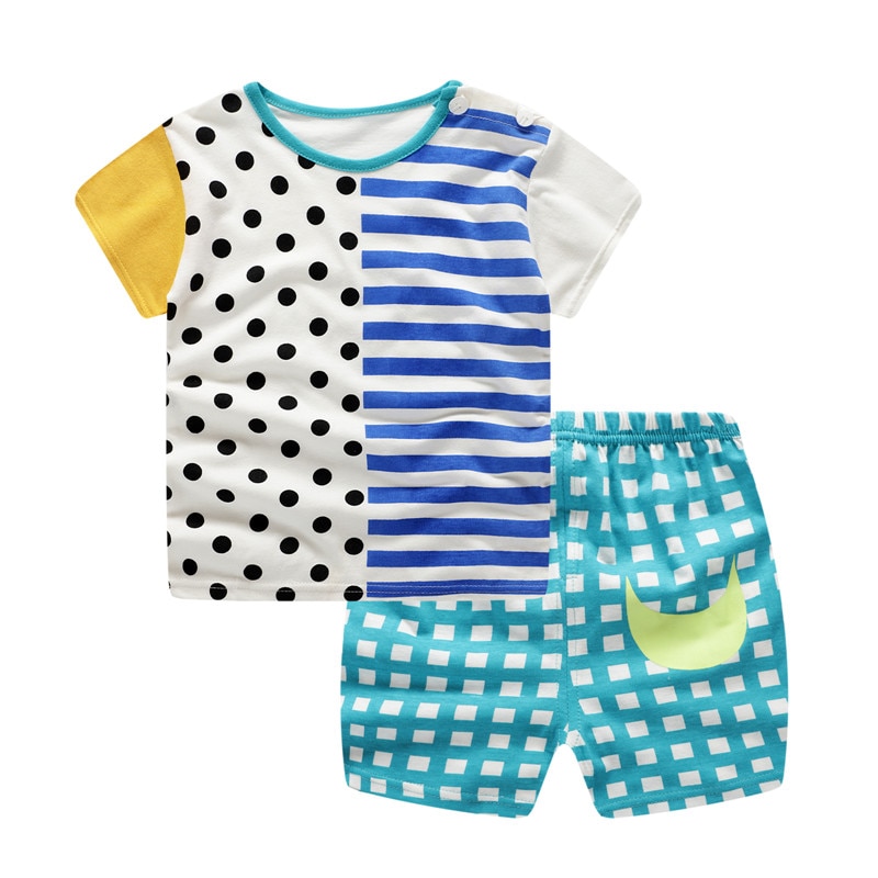 Summer Baby Short Sleeve for Clothing Boys Girls (Minimum order 500 pair each color)