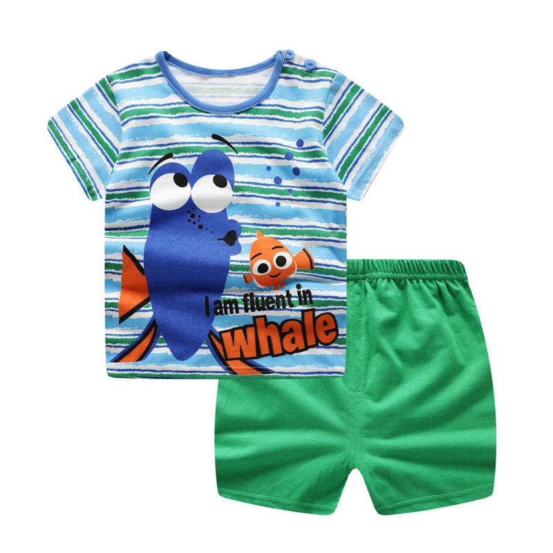 Summer Baby Short Sleeve for Clothing Boys Girls (Minimum order 500 pair each color)