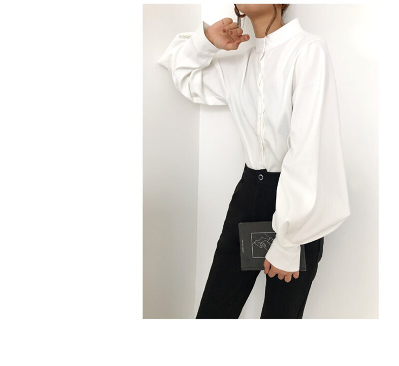 Big Lantern Sleeve Blouse Women (Minimum order 300 pieces each color & design)