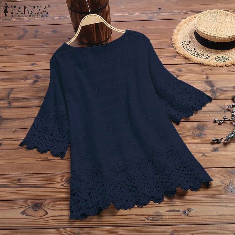 Women Cotton White Blouse (Minimum order 300 pieces each color & design) Women Cotton White Blouse (Minimum order 300 pieces each color & design)